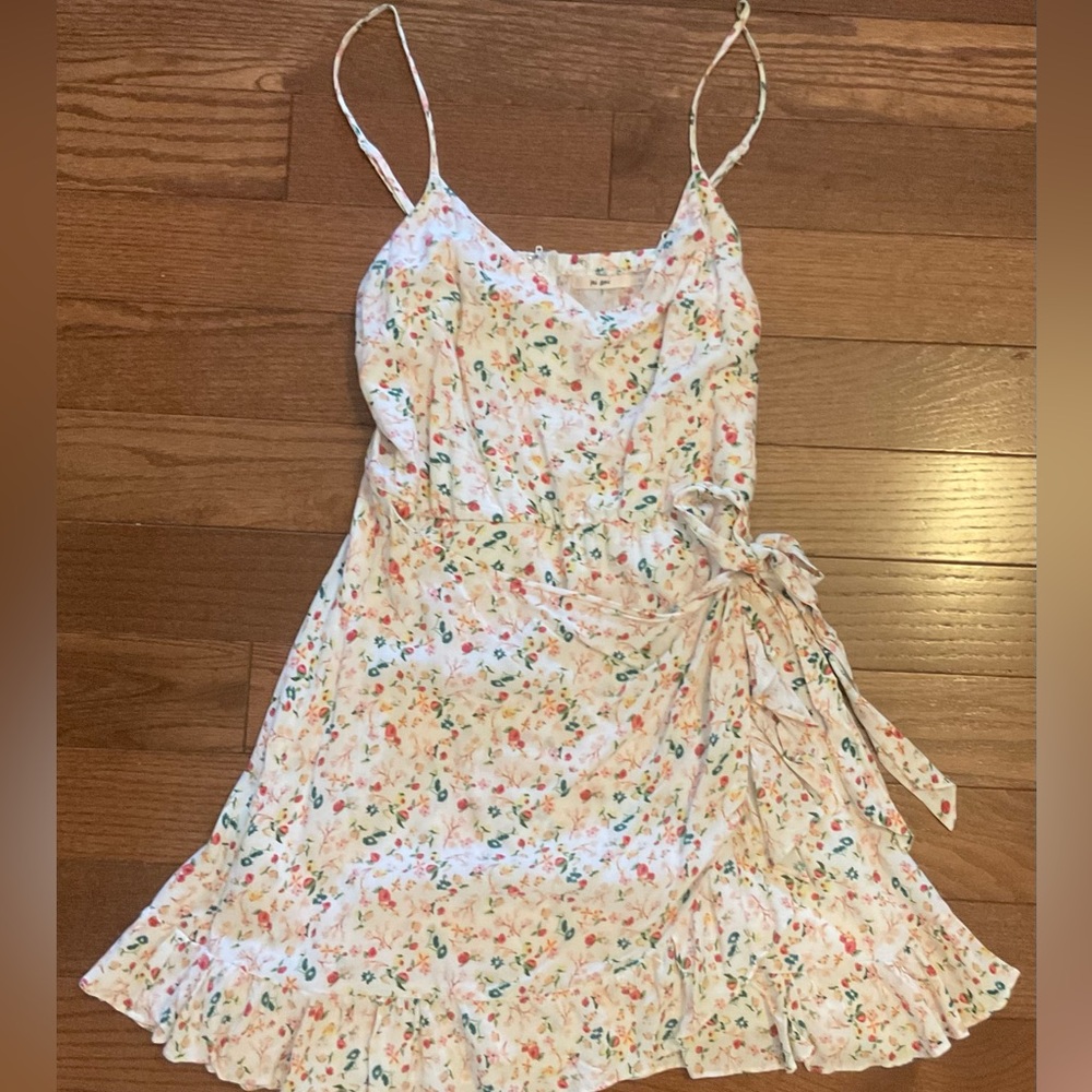 Miami Floral White Sundress